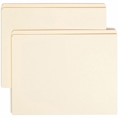 Smead Straight Tab Cut Letter Recycled Top Tab File Folder (SMD10315)