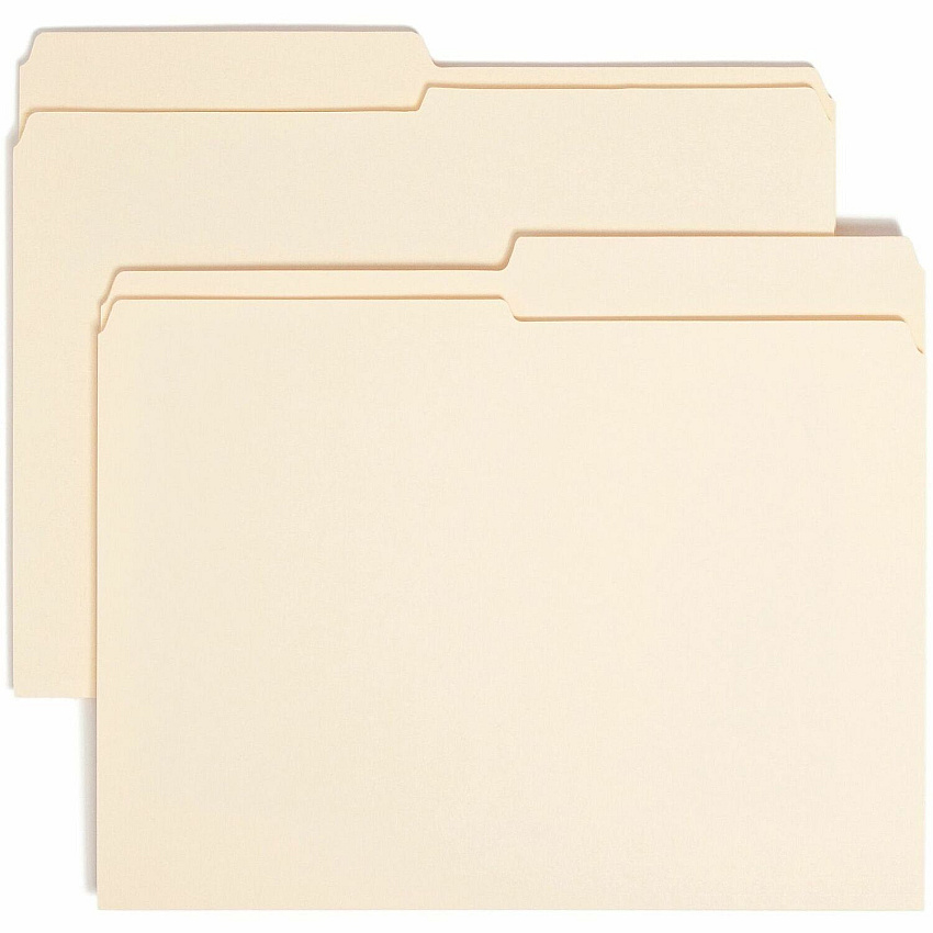 Smead 1/2 Tab Cut Letter Recycled Top Tab File Folder (SMD10326)