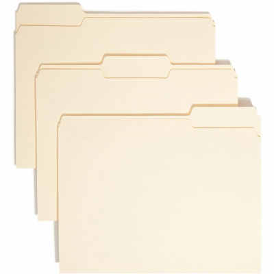Smead 1/3 Tab Cut Letter Recycled Top Tab File Folder (10330)