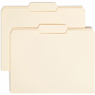Smead 1/3 Tab Cut Letter Recycled Top Tab File Folder (SMD10332)