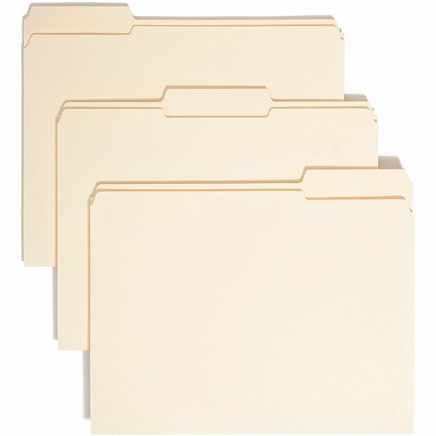 Smead 1/3 Tab Cut Letter Recycled Top Tab File Folder (SMD10334)