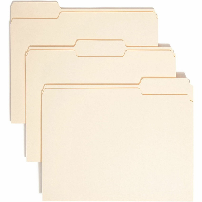 Smead 1/3 Tab Cut Letter Recycled Top Tab File Folder (SMD10338)