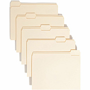 Smead 1/5 Tab Cut Letter Recycled Top Tab File Folder (SMD10350)