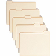 Smead 1/5 Tab Cut Letter Recycled Top Tab File Folder (SMD10356)