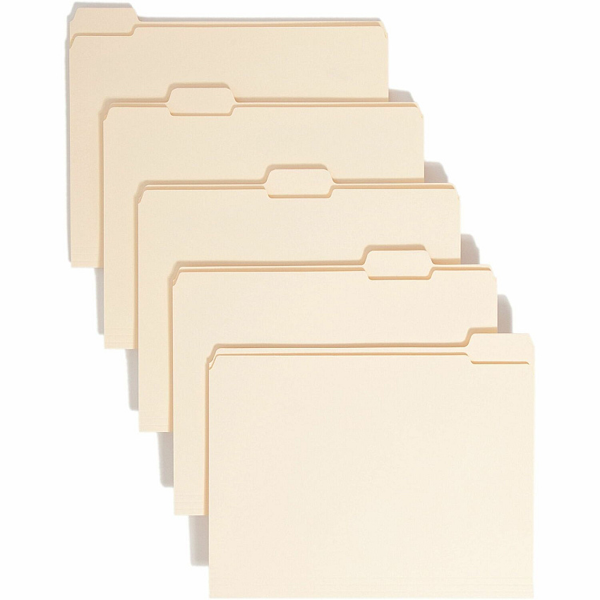 Smead 1/5 Tab Cut Letter Recycled Top Tab File Folder (SMD10356)