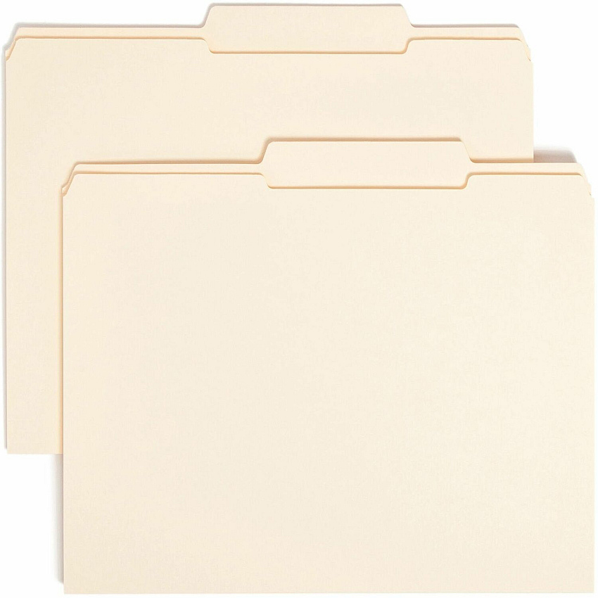 Smead 2/5 Tab Cut Letter Recycled Top Tab File Folder (SMD10376)