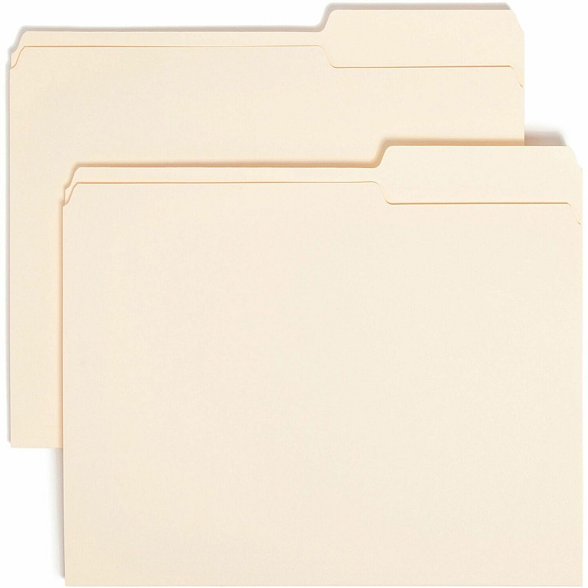 Smead 2/5 Tab Cut Letter Recycled Top Tab File Folder (SMD10385)
