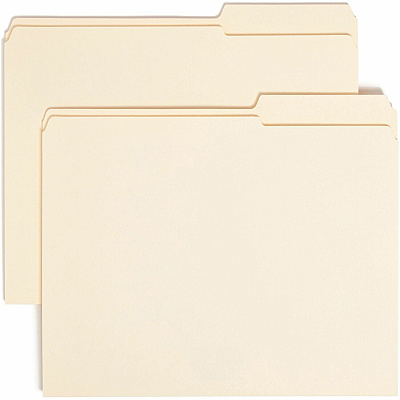 Smead 2/5 Tab Cut Letter Recycled Top Tab File Folder (SMD10386)