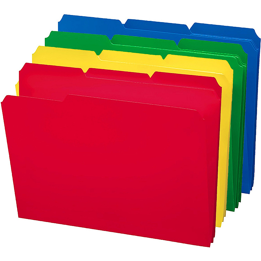 Smead 1/3 Tab Cut Letter Top Tab File Folder (SMD10500)