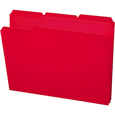 Smead 1/3 Tab Cut Letter Top Tab File Folder (SMD10501)