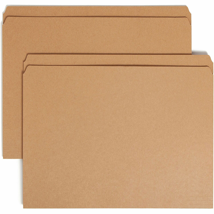 Smead Straight Tab Cut Letter Recycled Top Tab File Folder (SMD10710)