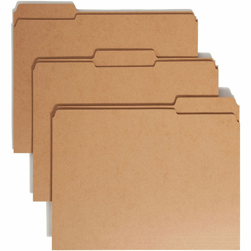 Smead 1/3 Tab Cut Letter Recycled Top Tab File Folder (SMD10734)