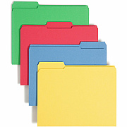 Smead Colored 1/3 Tab Cut Letter Recycled Top Tab File Folder (SMD11641)