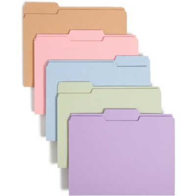 Smead Colored 1/3 Tab Cut Letter Recycled Top Tab File Folder (11953)