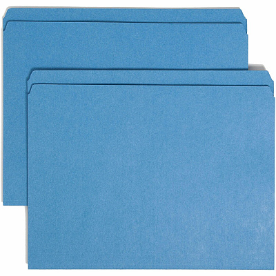 Smead Straight Tab Cut Letter Recycled Top Tab File Folder (SMD12010)