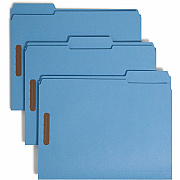Smead Colored 1/3 Tab Cut Letter Recycled Fastener Folder (SMD12040)