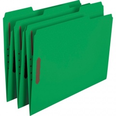 Smead Colored 1/3 Tab Cut Letter Recycled Fastener Folder (12140)
