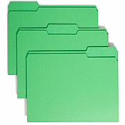 Smead Colored 1/3 Tab Cut Letter Recycled Top Tab File Folder (SMD12143)