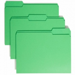 Smead Colored 1/3 Tab Cut Letter Recycled Top Tab File Folder (12143)