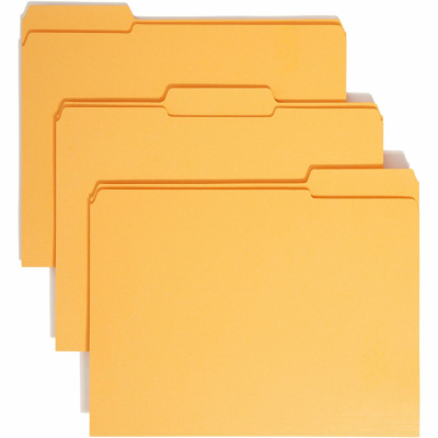 Smead Colored 1/3 Tab Cut Letter Recycled Top Tab File Folder (12234)