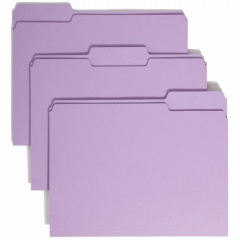 Smead Colored 1/3 Tab Cut Letter Recycled Top Tab File Folder (12443)