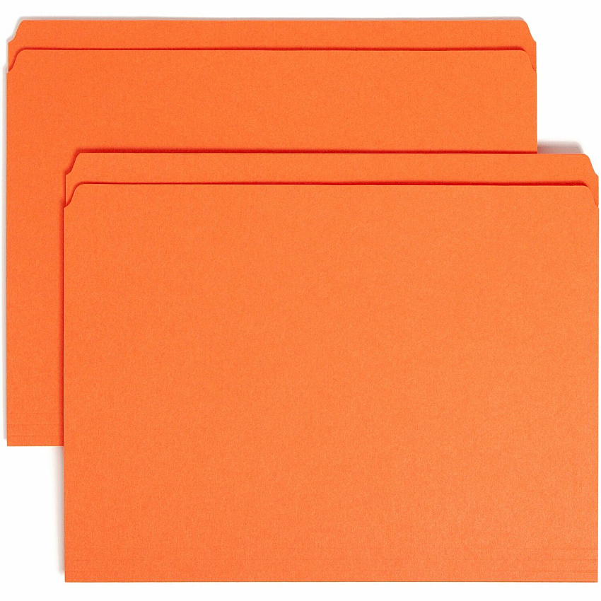 Smead Colored Straight Tab Cut Letter Recycled Top Tab File Folder (SMD12510)