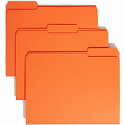 Smead Colored 1/3 Tab Cut Letter Recycled Top Tab File Folder (SMD12534)