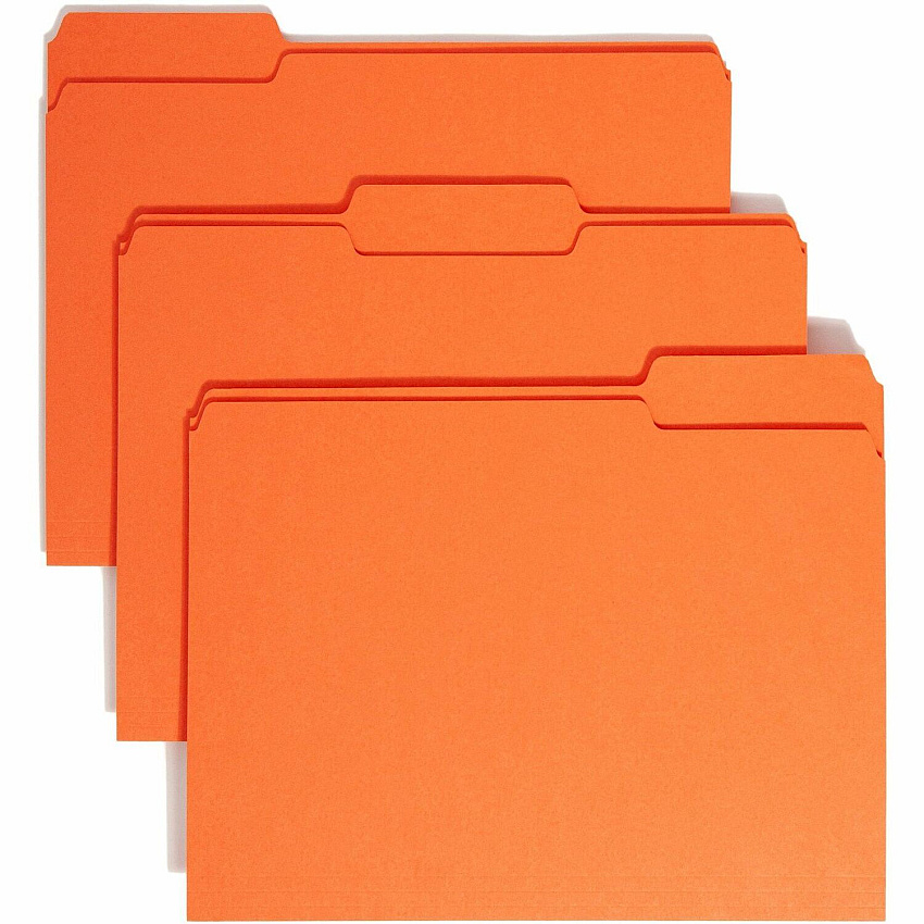 Smead Colored 1/3 Tab Cut Letter Recycled Top Tab File Folder (SMD12543)