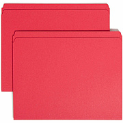 Smead Colored Straight Tab Cut Letter Recycled Top Tab File Folder (SMD12710)