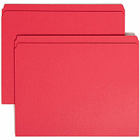 Smead Colored Straight Tab Cut Letter Recycled Top Tab File Folder (SMD12710)