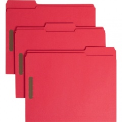 Smead Colored 1/3 Tab Cut Letter Recycled Fastener Folder (12740)