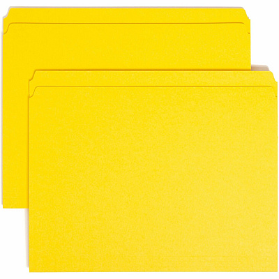 Smead Colored Straight Tab Cut Letter Recycled Top Tab File Folder (SMD12910)