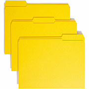 Smead Colored 1/3 Tab Cut Letter Recycled Top Tab File Folder (SMD12934)