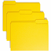Smead Colored 1/3 Tab Cut Letter Recycled Top Tab File Folder (SMD12943)