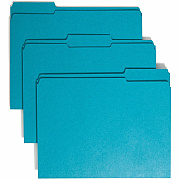 Smead Colored 1/3 Tab Cut Letter Recycled Top Tab File Folder (SMD13134)