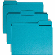 Smead Colored 1/3 Tab Cut Letter Recycled Top Tab File Folder (SMD13143)