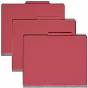 Smead Colored 2/5 Tab Cut Letter Recycled Classification Folder (SMD13703)