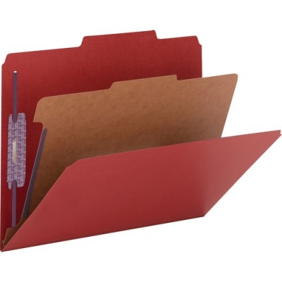 Smead SafeSHIELD 2/5 Tab Cut Letter Recycled Classification Folder (13731)