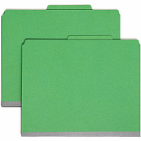 Smead SafeSHIELD 2/5 Tab Cut Letter Recycled Classification Folder (SMD13733)