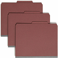 Smead SafeSHIELD 2/5 Tab Cut Letter Recycled Classification Folder (SMD13775)