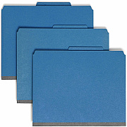 Smead SafeSHIELD 2/5 Tab Cut Letter Recycled Classification Folder (SMD14032)