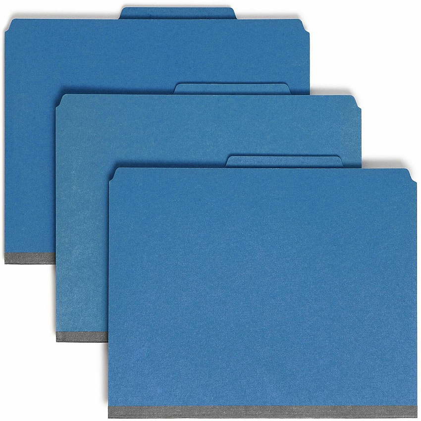 Smead SafeSHIELD 2/5 Tab Cut Letter Recycled Classification Folder (SMD14032)