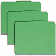 Smead SafeSHIELD 2/5 Tab Cut Letter Recycled Classification Folder (SMD14033)