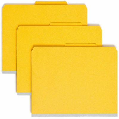 Smead SafeSHIELD Fasteners 2 Divider Classification Folders (14034)
