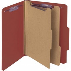 Smead SafeSHIELD 2/5 Tab Cut Letter Recycled Classification Folder (14075)
