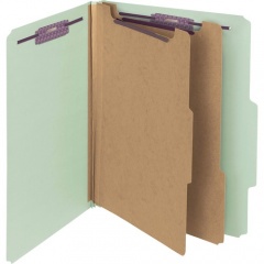 Smead SafeSHIELD 2/5 Tab Cut Letter Recycled Classification Folder (14076)