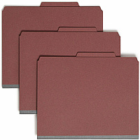 Smead SafeSHIELD 2/5 Tab Cut Letter Recycled Classification Folder (SMD14092)