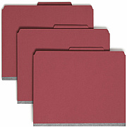 Smead SafeSHIELD Fasteners 3-Div Classification Folders (SMD14095)