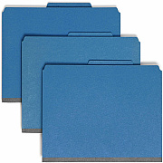 Smead SafeSHIELD 2/5 Tab Cut Letter Recycled Classification Folder (SMD14096)