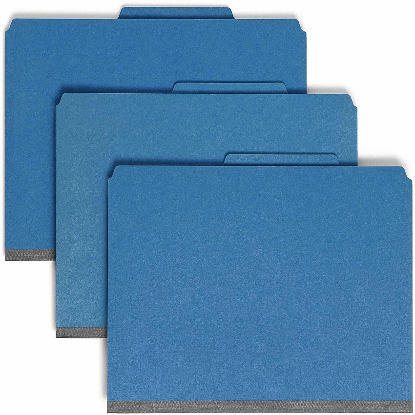 Smead SafeSHIELD 2/5 Tab Cut Letter Recycled Classification Folder (SMD14096)